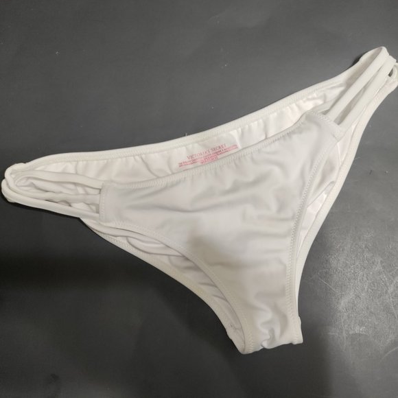 Victoria's Secret - Sexy Little White Bikini Bottoms - Picture 1 of 5